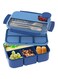 HBSTUDIO Bento Boxes for Adults,1300 ML Bento Lunch Box Container For Kids With Spoon &amp; Fork - Durable Perfect Size for On-the-Go Meal, BPA-Free and Food-Safe Materials(Blue)