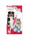 Beaphar Pet Toothbrush For Dogs Oral Dental Hygiene Red &amp; White, 15315, Bhar0035