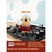 1200ml Glass Teapot with Infuser Heat Resistant Stove Safe Tea Kettle Elegant Gold Handle