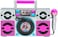L.O.L. Surprise! OMG Remix Karaoke Machine Sing Along Boombox With Real Karaoke Microphone For Kids, Built In Music, Pink