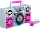 L.O.L. Surprise! OMG Remix Karaoke Machine Sing Along Boombox With Real Karaoke Microphone For Kids, Built In Music, Pink
