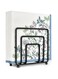 Azonee Napkin Holder for Table, Freestanding Metal Paper Holder for Kitchen Countertop, Heavy Duty Napkin Paper Organizer, Modern Napkin Holder for Countertop, Farmhouse Tissue Holder, Black