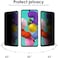 Muzz Privacy Screen protector compatible with Samsung Galaxy A13 Anti-Glare Privacy Screen Protector Tempered Glass [3D Touch][Case Friendly] Bubble Free Screen For Galaxy A13 4G