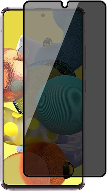 Muzz Privacy Screen protector compatible with Samsung Galaxy A13 Anti-Glare Privacy Screen Protector Tempered Glass [3D Touch][Case Friendly] Bubble Free Screen For Galaxy A13 4G