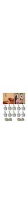 SinLoon（24 - Pack) Non-Trace Wall Picture Hook Frame Wedding Photos Mirror Wall Studs White, Large