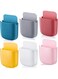 X Spring 6 Pack Wall Mount Remote Control Holders, Tablet Charging Station, Cell Phone Holder, Self-Adhesive Media Controller Organizer Box for Home, Office, School