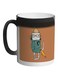 Cartoon Printed Colour Changing Coffee Mug Black 11ounce