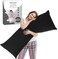 CRAFT Full Body Long Pillow with Cotton Cover - 50 x 120 cm - Black
