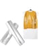 SYOSI 50Pcs Garment Bags Clear Clothing Dust Cover Hanging Closet Storage Bags Shoulder Protectors Cover Shield for Home Closet (60 * 150cm, Style 01-Clear)