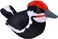 Wild Republic (Pileated Woodpecker) - Wild Republic Audubon Birds Pileated Woodpecker Plush with Authentic Bird Sound, Stuffed Animal, Bird Toys For Kids and Birders