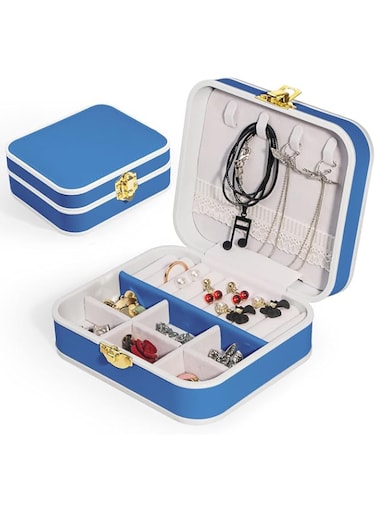 Travel Jewelry Case Organizer, Travel Jewelry Organizer Box for Women, Travel Jewelry Box Gifts for Women, Necklace Earrings Rings Jewelry Travel Case, Birthday Gifts for Women Gifts for Teens Girls