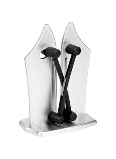 Dubai Gallery Kitchen Knife Sharpener Silver/Black
