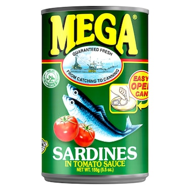 Mega Sardines in Tomato Sauce, 155g