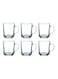 6-Piece Tea Mug Set Clear