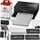 Canon Selphy CP1500 Wireless Compact Photo Printer (Black) Bundle with KP-108IN Color Ink Paper Set (108 Sheets of 4x6 Paper + 3 Ink Cartridges) + 6-Slot Memory Card Holder + More