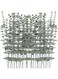 Artigreen 100Pcs Artificial Eucalyptus Leaves Fake Eucalyptus Real Touch Leaves Faux Branches for Wedding Bouquet Home Bedroom Office Bathroom Farmhouse Room House Indoor Decor