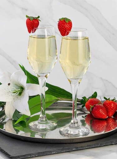 Ella Goblet Glass Set &acirc;&euro;&ldquo; 230 cc (230 ml) &acirc;&euro;&ldquo; 3 Pieces &acirc;&euro;&ldquo; Elegant Glasses for Wine, Cocktails &amp; Beverages