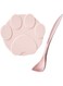 iHOO Pet Food Can Lids Silicone Dogs &amp; Cats Can Food lids Covers Leakproof Fit Multiple Sizes for Canned Food with Spoon Color Pink