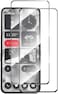 Muzz 2 Pieces - Full Screen Tempered Glass Nothing Phone 2 Black Full Cover Glue HD Screen Protector For Full Coverage Black Edge 3D Guard Glossy Glass on For Nothing 2 (6.7") (2)