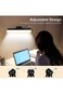 LED Desk Lamp, Under Cabinet Lights, Adjustable Backlight LED Lamp with USB Charging Port, Touch Con