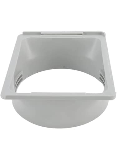 Conditioning Pipe Adapter Square ABS Conditioning Pipe Connector for Home