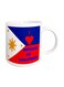I Love The Philippines Printed Ceramic Mug White/Red/Blue