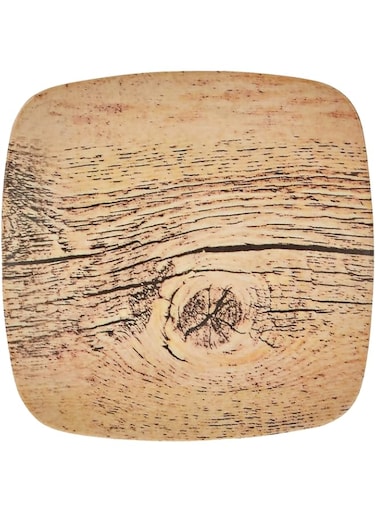 HARMONY Tetragonal Plate 14.3 * 14.3 * 1.7cm Wood Grain Color