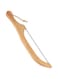 SWIUKPHE Bread Bow Knife, 15.7 Inch Stainless Steel Serrated Bread Slicer, Multi-Purpose Bread Saw Cutter, Ergonomic Wooden Handle