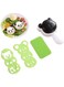 Pcs Panda Rice Ball Molds Set, DIY Sushi Mold Bento Tools for Kids Meal, Cute Nori Cutter and Sandwich Mould, Cartoon Food Shaper for Lunch Box, Party Snack Making, Food Grade Plastic
