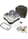 Insulated Leakproof BPA- Free Stainless Steel Bento Lunchbox, Airtight and Compact Lunch Box for Adults and Kids with 3 Independent Compartments (Green)