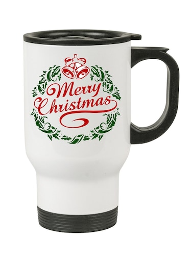Stainless Steel Travel Mug Suitable Gift for Christmas and printed with Christmas theme (Design 7)