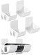 Plastic Bag Holder, No Punching Trash Bag Dispenser Plastic Bag Holder, Wall Mounted Plastic Bag Organizer Grocery Bag Holder Garbage Trash Bag Holder For Home Organization White