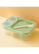 Lunch Box for kids school, Plastic Bento Lunch Box,800ml Reusable Lunch Box Kids Green