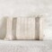 Home Chevron Embroidered Cushion Natural 35x50cm