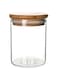 Honey Bee 200ML Round Glass with Bamboo Cover