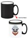 Color Changing Heat Sensitive Ceramic Mug, Image Revealed When HOT Liquid is Added! swag bull dog