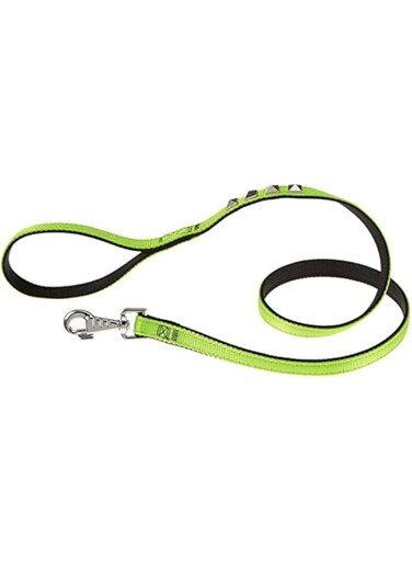 Ferplast Dual Pyramid G Nylon Dog Leash Color - Green, Dimension - 20mm x L 120cm