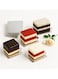 PACK Silver Rectangular Cake Board &acirc;&euro;&ldquo; 10&Atilde;&mdash;6 cm   Stylish Cake Slice&Acirc;&nbsp;Display&Acirc;&nbsp;Base