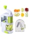 Exrp Vegetable Spiralizer 4-IN-1 Rotating Blade Veggie Spiralizer Zucchini Noodle Maker with Strong Suction Cup Spiral Vegetable Cutter Slicer