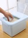 Rice Storage Box Light Blue 34x26x19.5cm