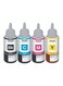 664 4-Piece Refillable Ink Bottle Black/Cyan/Magenta/Yellow