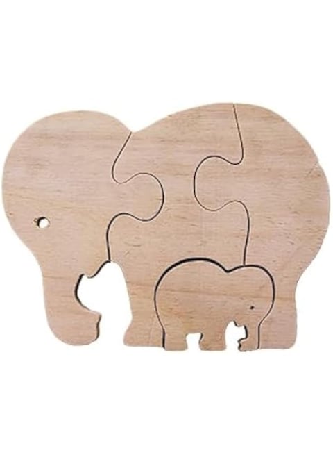 Just Jigsaw Parent Baby Animal Puzzles - Elephant