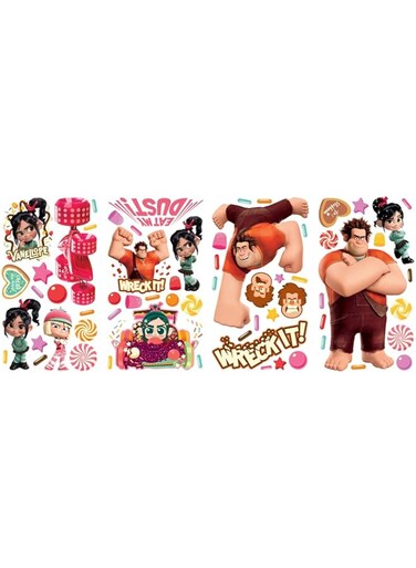 Roommates Wreck It Ralph Peel &amp; Stick Wall Decal, Multi-Colour, Rmk2143Scs