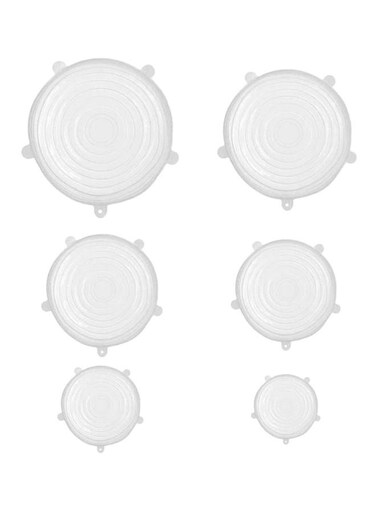 Silicone Containers Lid White