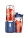 CENXI Portable Juicer Blender, Mini BlendersA, 400 ml, Electric, For Milkshakes Smoothies, Travel Office Sports, Blue