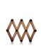 TASTE TOMSUN Wooden Expandable Coat Rack Hanger Modern Coat Peg Hanger Wall Hangers Rack for Hanging Hats, Caps, Mugs, Scarf, Jewelry Storage X Shape