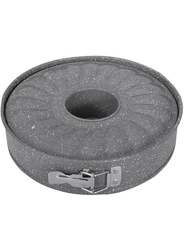 Marble Neoflam,Springform Cake Pan,(with 2 base), Granite coating,(26 * 26 * 7cm),Grey Color