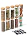 10-Piece Airtight Glass Jar Set 300 x 10ml