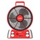 STARGOLD Rechargeable Table Fan 12&quot; High-Speed Turbo Fan With Remote Control AC/DC, SG-4076