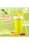 Slushy Cup Frozen Magic Slushie Maker Fun Squeeze Gadget for All Ages Assorted Colors